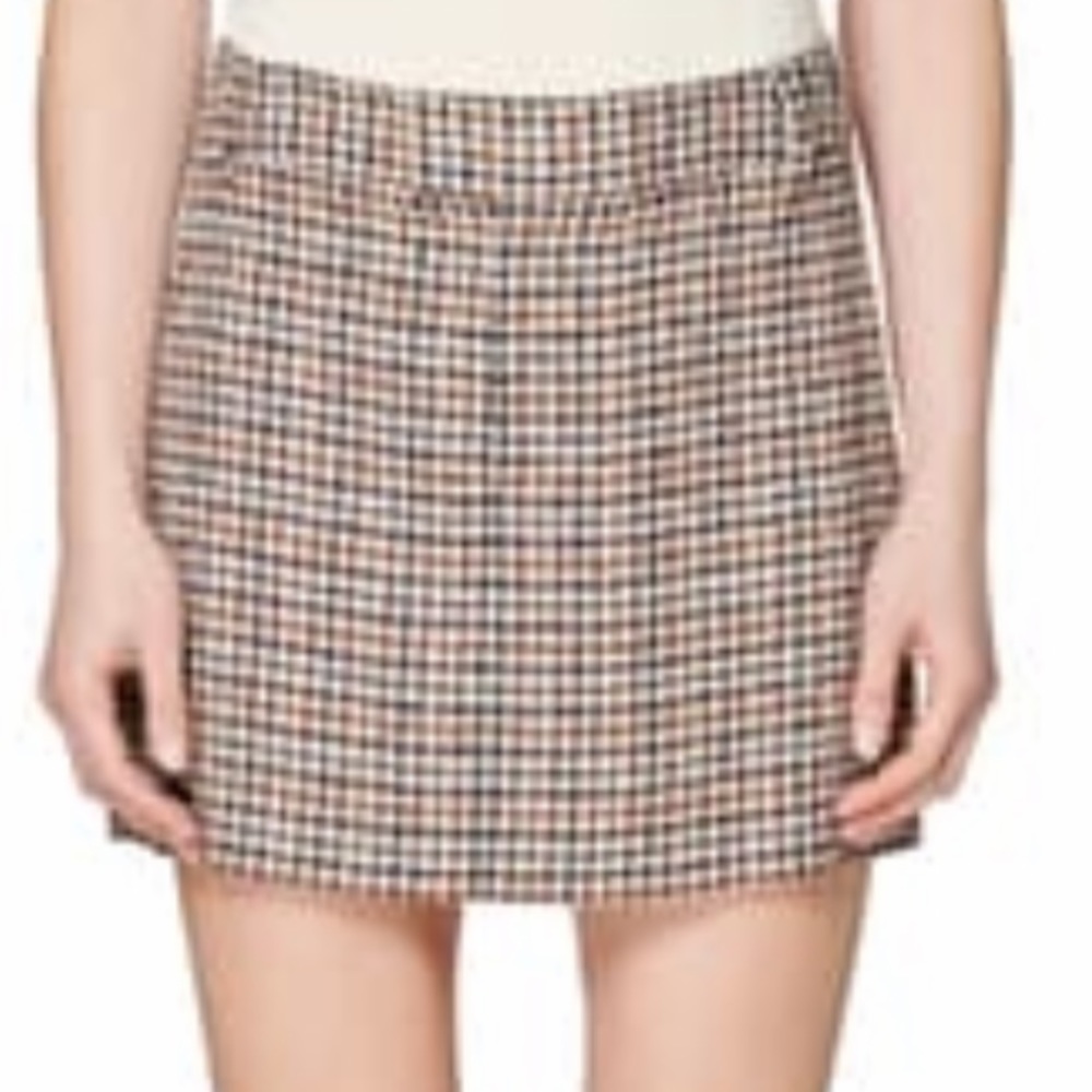 Suistudio - Charlotte skirt - brown check
